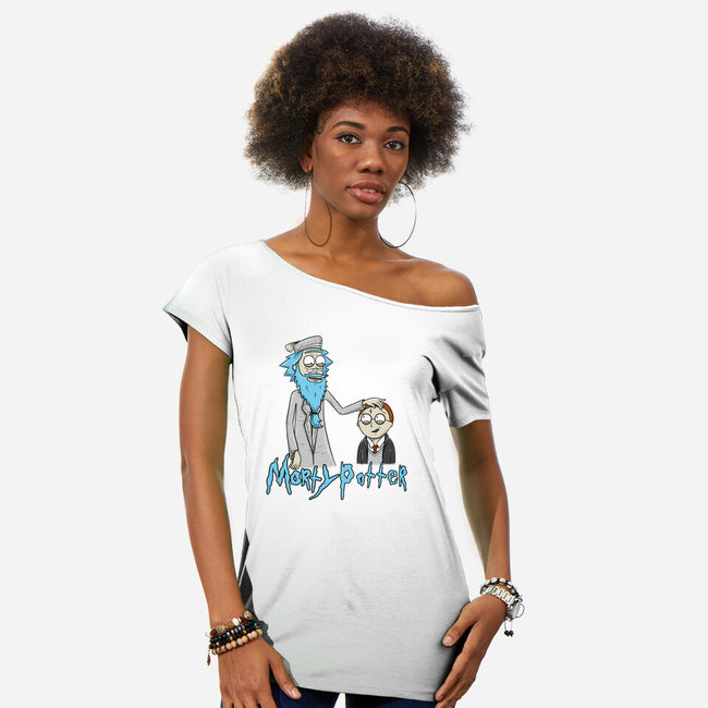 Morty Potter-Womens-Off Shoulder-Tee-Umberto Vicente