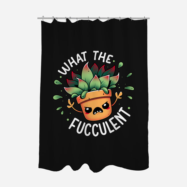 Raging Succulent-None-Polyester-Shower Curtain-Snouleaf