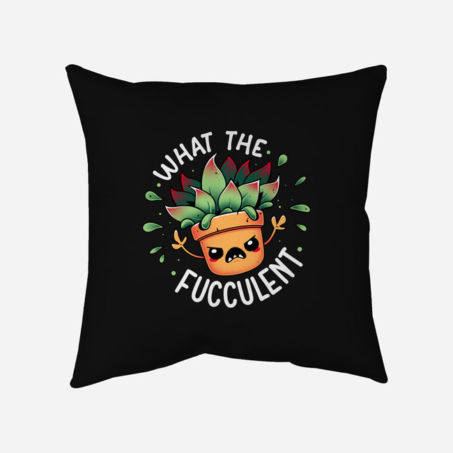 Raging Succulent-None-Removable Cover w Insert-Throw Pillow-Snouleaf