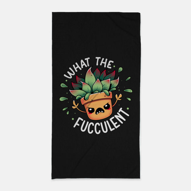 Raging Succulent-None-Beach-Towel-Snouleaf