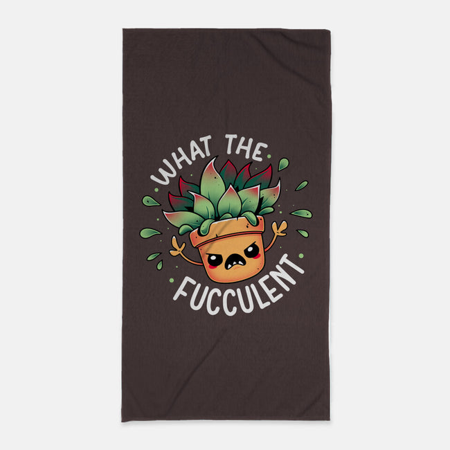 Raging Succulent-None-Beach-Towel-Snouleaf