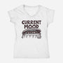 Current Mood-Womens-V-Neck-Tee-retrodivision