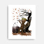 Autumn Dance-None-Stretched-Canvas-DrMonekers