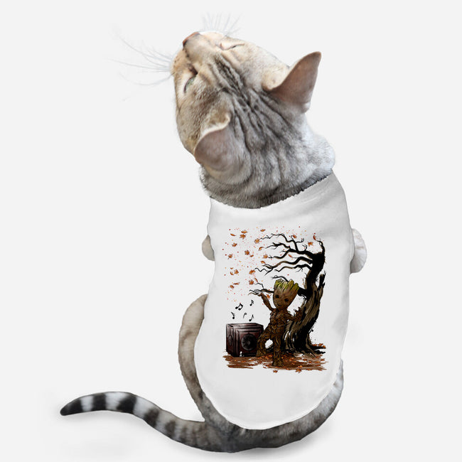 Autumn Dance-Cat-Basic-Pet Tank-DrMonekers