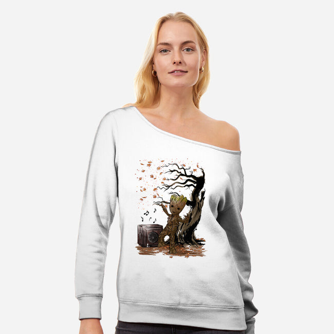 Autumn Dance-Womens-Off Shoulder-Sweatshirt-DrMonekers