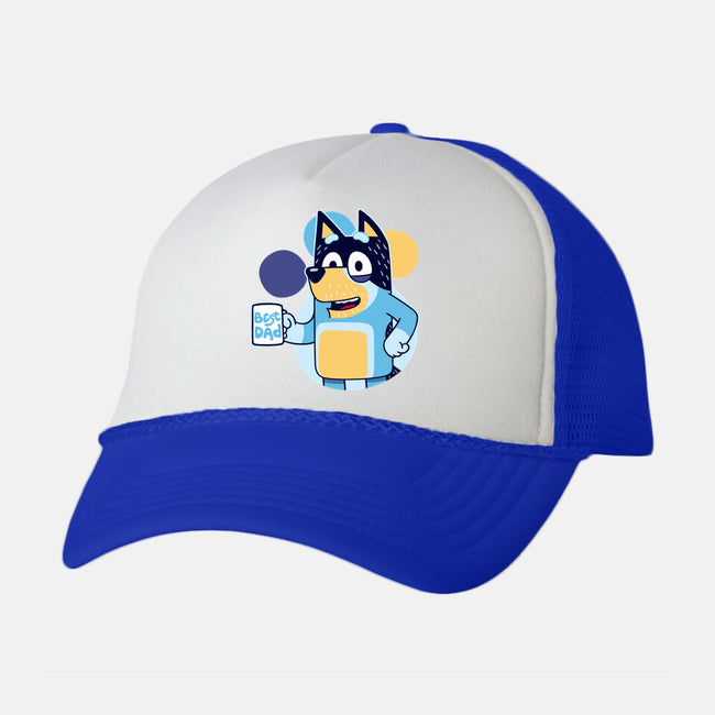 Blue Dad-Unisex-Trucker-Hat-Getsousa!