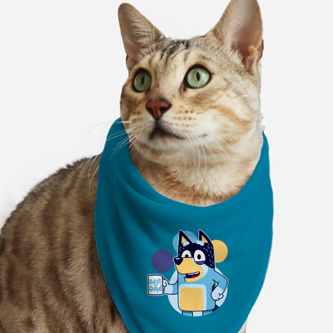 Blue Dad-Cat-Bandana-Pet Collar-Getsousa!