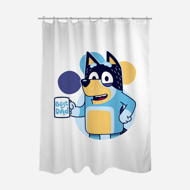 Blue Dad-None-Polyester-Shower Curtain-Getsousa!