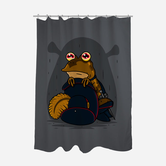 Toad In Boots-None-Polyester-Shower Curtain-Raffiti