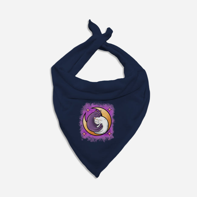 Love In The Moon-Dog-Bandana-Pet Collar-nickzzarto