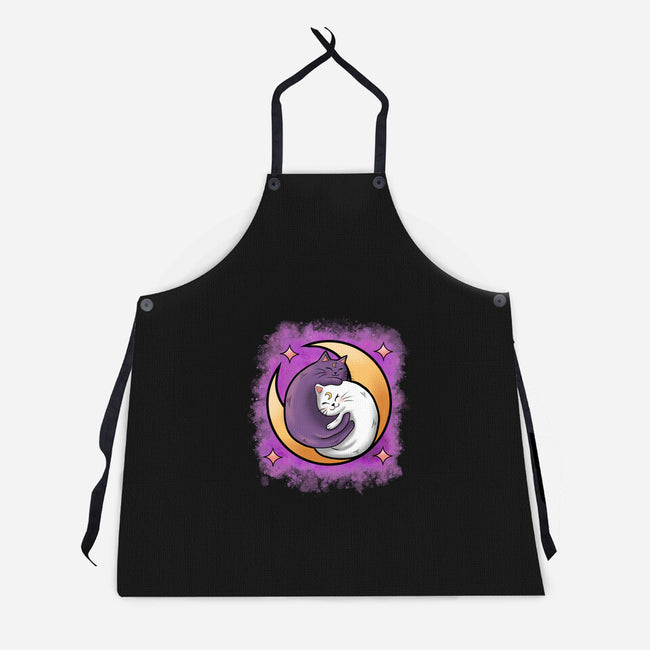 Love In The Moon-Unisex-Kitchen-Apron-nickzzarto