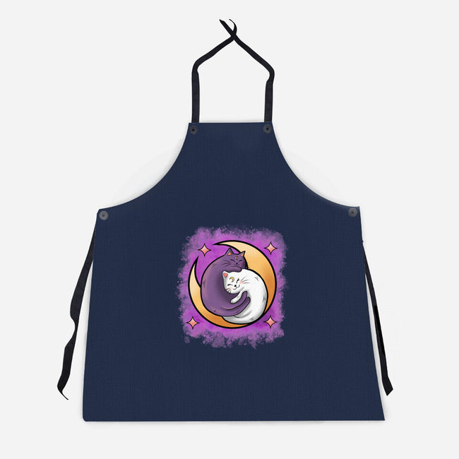 Love In The Moon-Unisex-Kitchen-Apron-nickzzarto