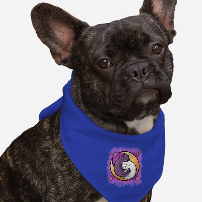 Love In The Moon-Dog-Bandana-Pet Collar-nickzzarto