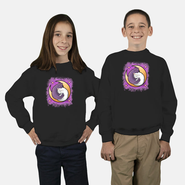 Love In The Moon-Youth-Crew Neck-Sweatshirt-nickzzarto