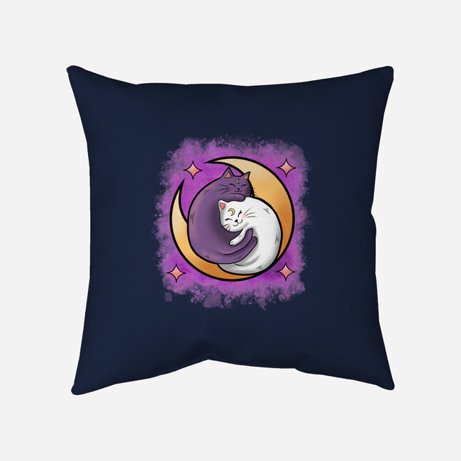 Love In The Moon-None-Removable Cover w Insert-Throw Pillow-nickzzarto