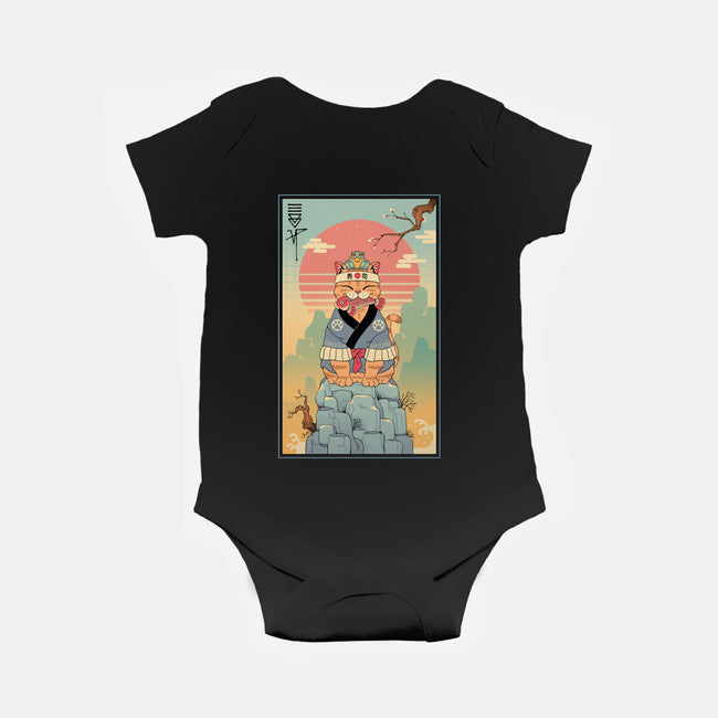 Meowster Adventure-Baby-Basic-Onesie-vp021