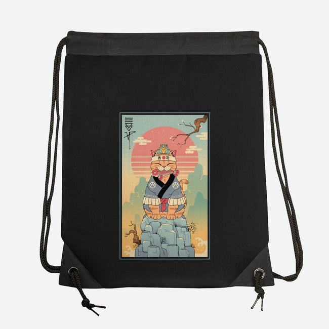 Meowster Adventure-None-Drawstring-Bag-vp021