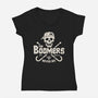 The Boomers-Womens-V-Neck-Tee-Getsousa!