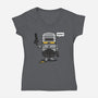 Banana Cop-Womens-V-Neck-Tee-pigboom