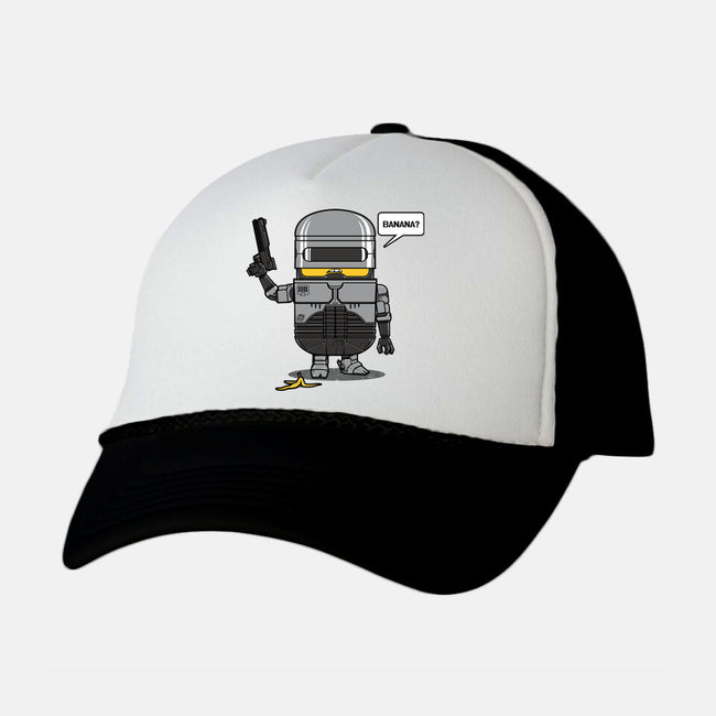 Banana Cop-Unisex-Trucker-Hat-pigboom