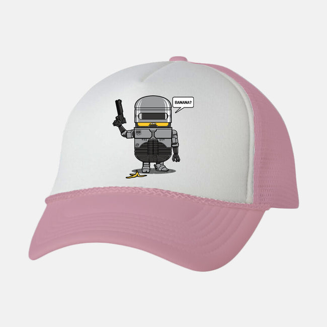 Banana Cop-Unisex-Trucker-Hat-pigboom