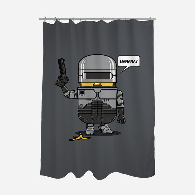Banana Cop-None-Polyester-Shower Curtain-pigboom