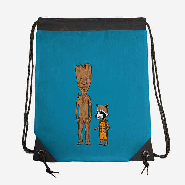 Stupid Guardians-None-Drawstring-Bag-pigboom