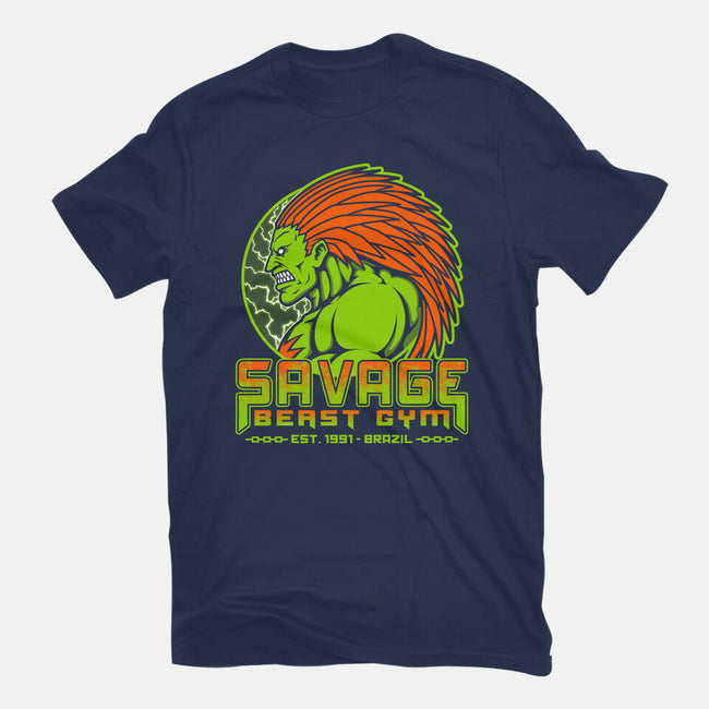 Savage Beast Gym-Unisex-Basic-Tee-pigboom