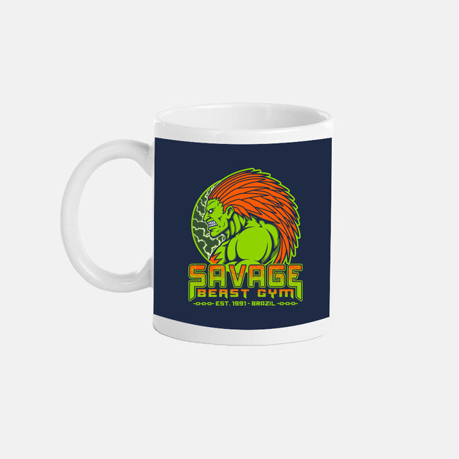 Savage Beast Gym-None-Mug-Drinkware-pigboom