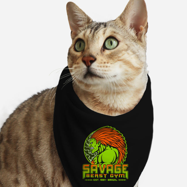 Savage Beast Gym-Cat-Bandana-Pet Collar-pigboom