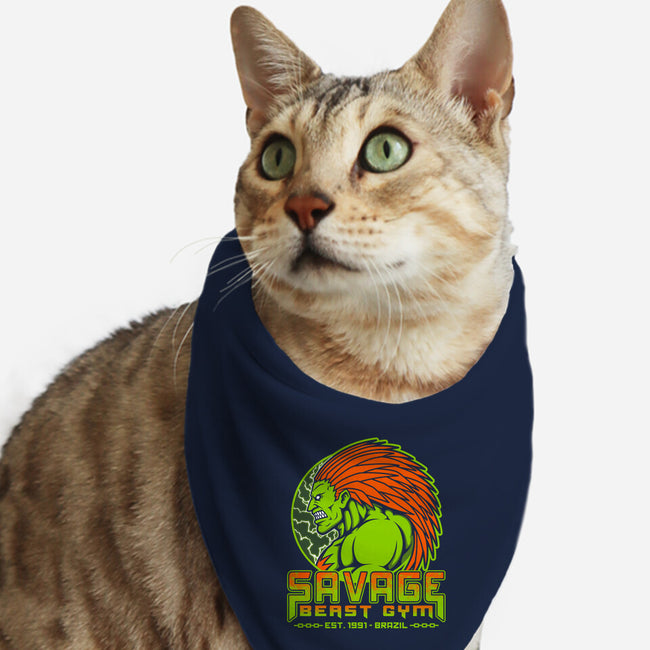 Savage Beast Gym-Cat-Bandana-Pet Collar-pigboom