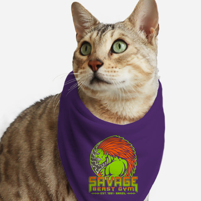 Savage Beast Gym-Cat-Bandana-Pet Collar-pigboom