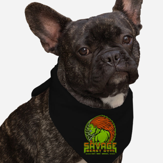 Savage Beast Gym-Dog-Bandana-Pet Collar-pigboom