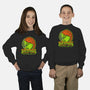 Savage Beast Gym-Youth-Crew Neck-Sweatshirt-pigboom