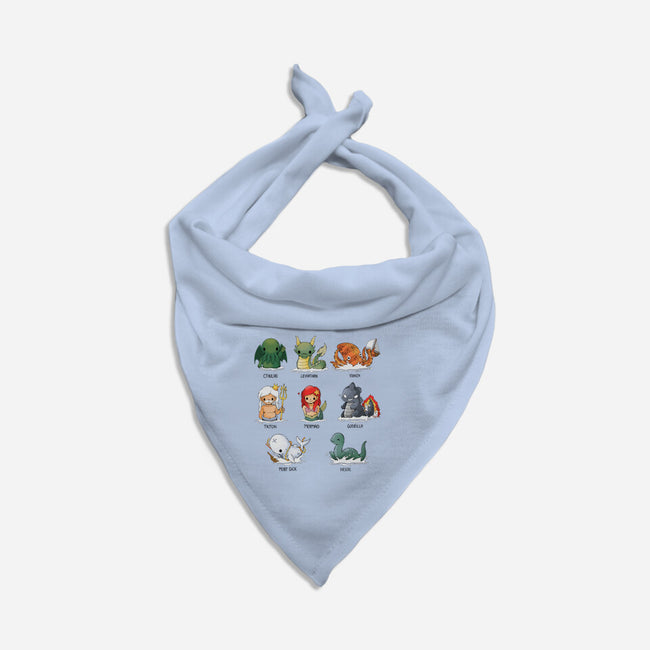 Sea Monsters-Dog-Bandana-Pet Collar-Vallina84