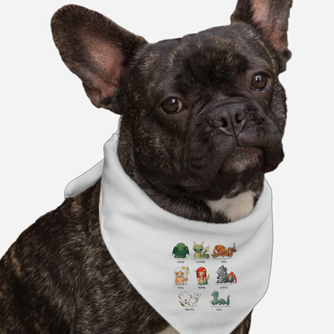 Sea Monsters-Dog-Bandana-Pet Collar-Vallina84