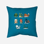 Sea Monsters-None-Non-Removable Cover w Insert-Throw Pillow-Vallina84