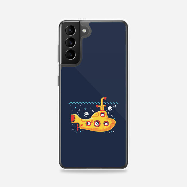 Yellow Cat-Marine-Samsung-Snap-Phone Case-erion_designs