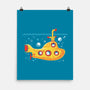 Yellow Cat-Marine-None-Matte-Poster-erion_designs