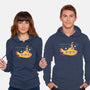 Yellow Cat-Marine-Unisex-Pullover-Sweatshirt-erion_designs