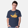 Yellow Cat-Marine-Mens-Basic-Tee-erion_designs