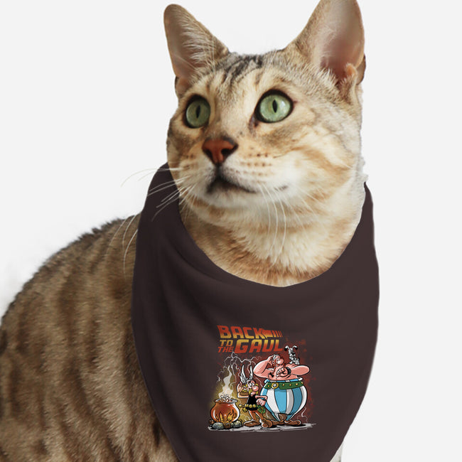 Back To The Gaul-Cat-Bandana-Pet Collar-zascanauta