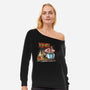 Back To The Gaul-Womens-Off Shoulder-Sweatshirt-zascanauta