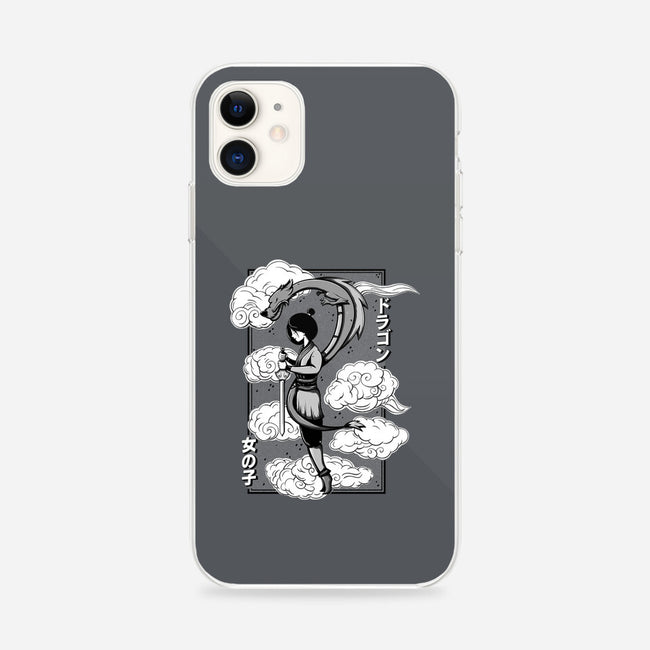 Girl And Dragon-iPhone-Snap-Phone Case-Ca Mask