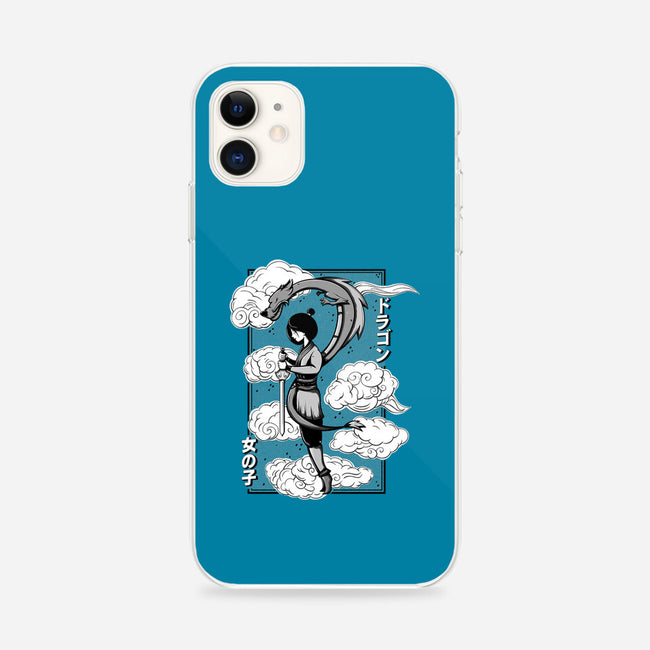 Girl And Dragon-iPhone-Snap-Phone Case-Ca Mask