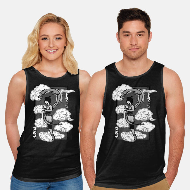 Girl And Dragon-Unisex-Basic-Tank-Ca Mask