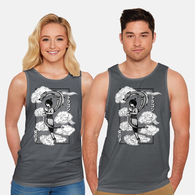 Girl And Dragon-Unisex-Basic-Tank-Ca Mask