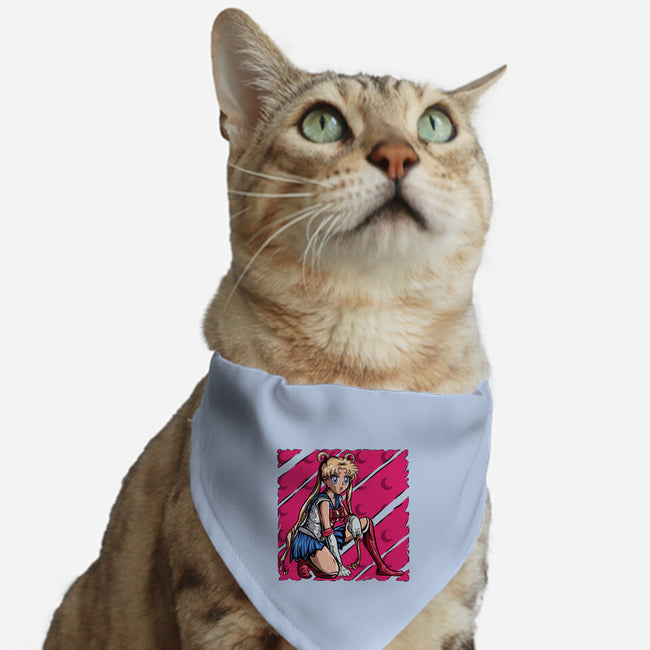 Pose Of Victory-Cat-Adjustable-Pet Collar-nickzzarto