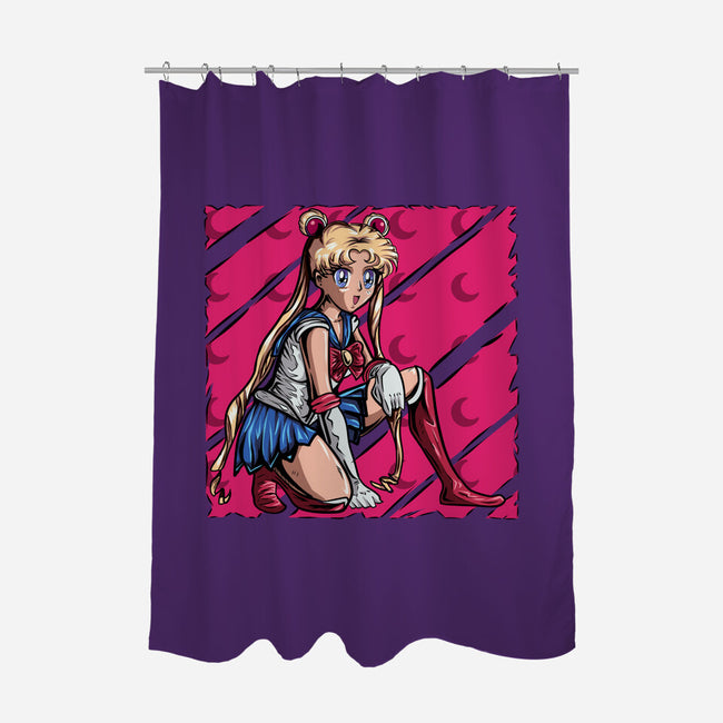 Pose Of Victory-None-Polyester-Shower Curtain-nickzzarto