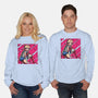 Pose Of Victory-Unisex-Crew Neck-Sweatshirt-nickzzarto